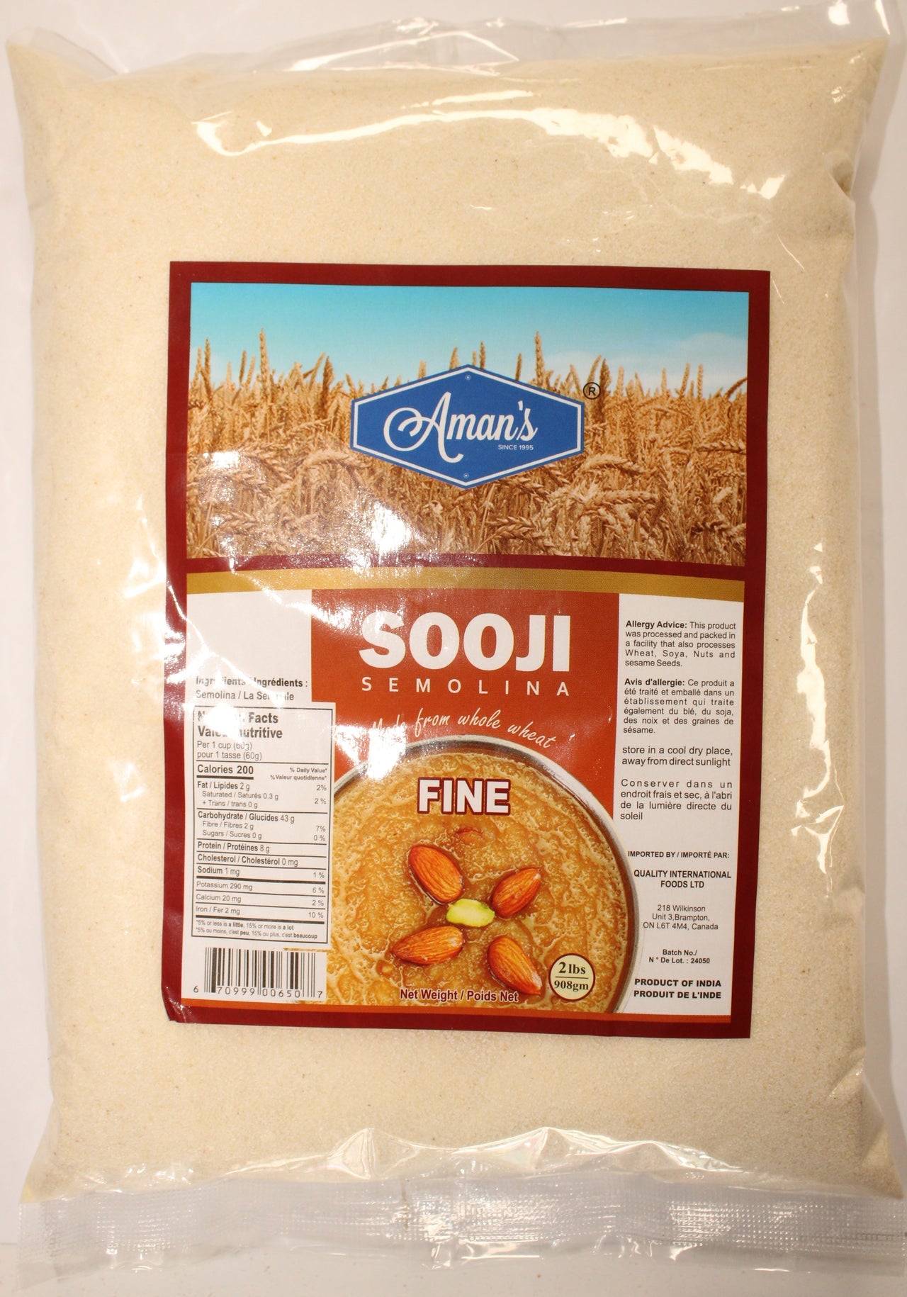 Aman fine Sooji 4LB